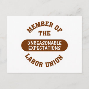 Die Frist für dieses Projekt ist völlig unangemess Postkarte