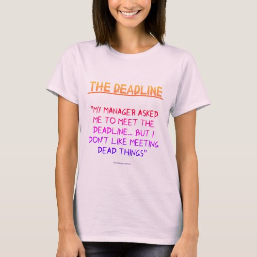 "Die Frist" T-Shirt (Vorderseite)