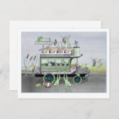 Die Frogy Fliver Omnibus-Postkarte Postkarte (Vorne/Hinten)