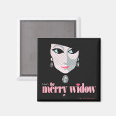 Die frohe Witwe! Opera Magnet (Vorderseite/Rückseite)