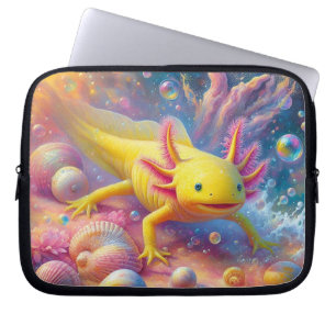 Die fröhliche Axolotl Laptopschutzhülle