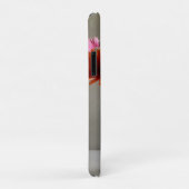 Die fröhliche Gerbera Blume + Individuelle Name Case-Mate iPhone Hülle (Hinten/Rechts)