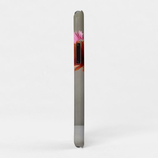 Die fröhliche Gerbera Blume + Individuelle Name Case-Mate iPhone Hülle (Hinten/Rechts)