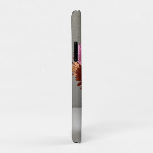 Die fröhliche Gerbera Blume + Individuelle Name Case-Mate iPhone Hülle (Hinten/Rechts)