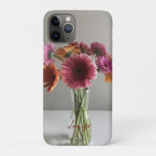 Die fröhliche Gerbera Blume + Individuelle Name Case-Mate iPhone Hülle