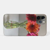 Die fröhliche Gerbera Blume + Individuelle Name Case-Mate iPhone Hülle (Rückseite (Horizontal))