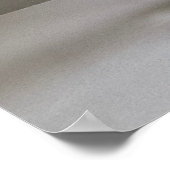 Die fröhliche Gerbera Blume + Individuelle Name Poster (Ecke)