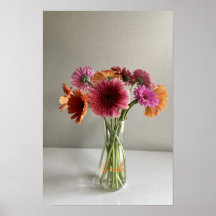Die fröhliche Gerbera Blume + Individuelle Name