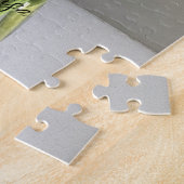 Die fröhliche Gerbera Blume + Individuelle Name Puzzle (Seite)