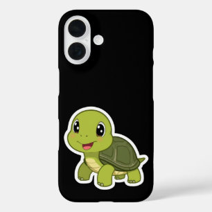 Die fröhliche Schildkröte, die nie überstürzt hat iPhone 16 Hülle