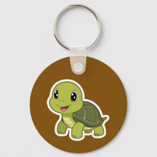 Die fröhliche Schildkröte, die nie überstürzt hat Schlüsselanhänger