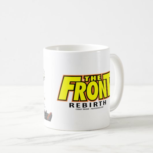 Die Front: Wiedergeburt-Tasse Kaffeetasse (VorderseiteRechts)