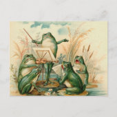 Die Froschband Postkarte (Vorderseite)