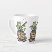 Die Frösche des Fortschritts Milchtasse (Linke Ecke)