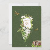 Die Froschprinzessin der Märchenprinzessin 16 . Ge Einladung (Rückseite)