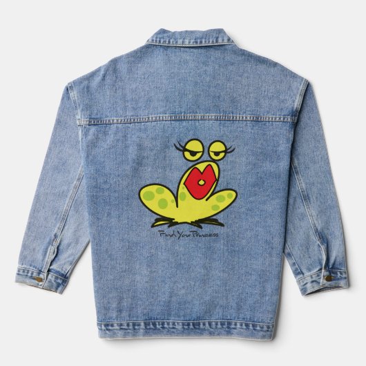 Die Froschprinzessin Jeansjacke (Rückseite)