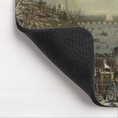 Die Frost-Messe des Winters von 1683-4 auf dem Mousepad (Ecke)