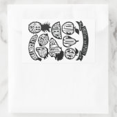 Die Frucht des Geistes - Christlich Rechteckiger Aufkleber (Tasche)