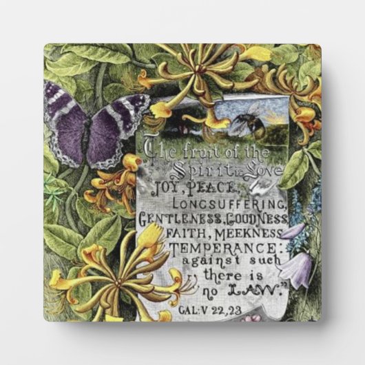 Die Frucht des Geistes Fotoplatte (Vorderseite)