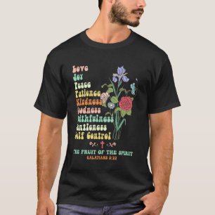 Die Frucht des Geistes Galater Christliches Kreuz T-Shirt