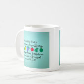 Die Frucht des Geistes... Kaffeetasse (Vorderseite Links)