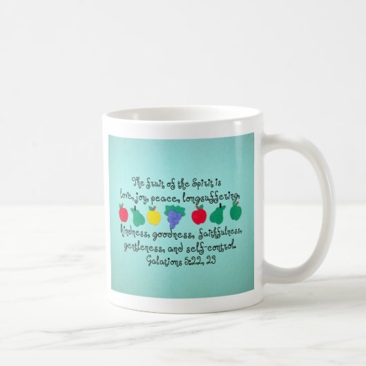 Die Frucht des Geistes... Kaffeetasse (Rechts)