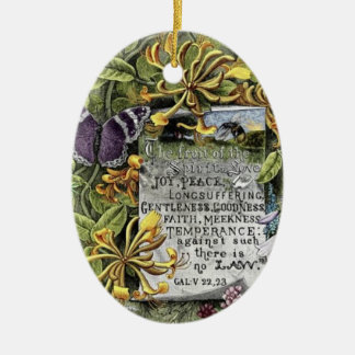 Die Frucht des Geistes Keramik Ornament