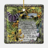 Die Frucht des Geistes Keramikornament (Rückseite)