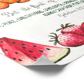 Die Frucht des Geistes Kunst der Mauer Poster (Ecke)