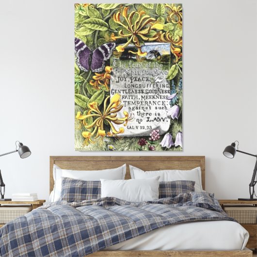 Die Frucht des Geistes Leinwanddruck (Insitu (Schlafzimmer))