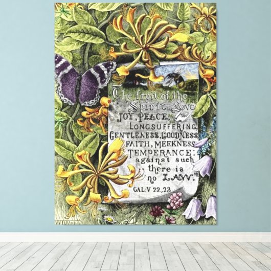 Die Frucht des Geistes Leinwanddruck (Insitu (Holzboden))
