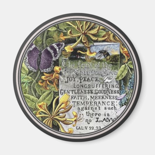 Die Frucht des Geistes Magnet (Vorne)