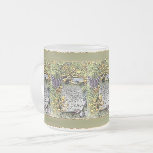 Die Frucht des Geistes Mattglastasse (Vorderseite Links)