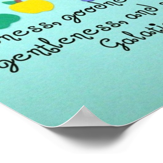 Die Frucht des Geistes. Poster (Ecke)