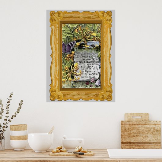 Die Frucht des Geistes Poster (Küche)