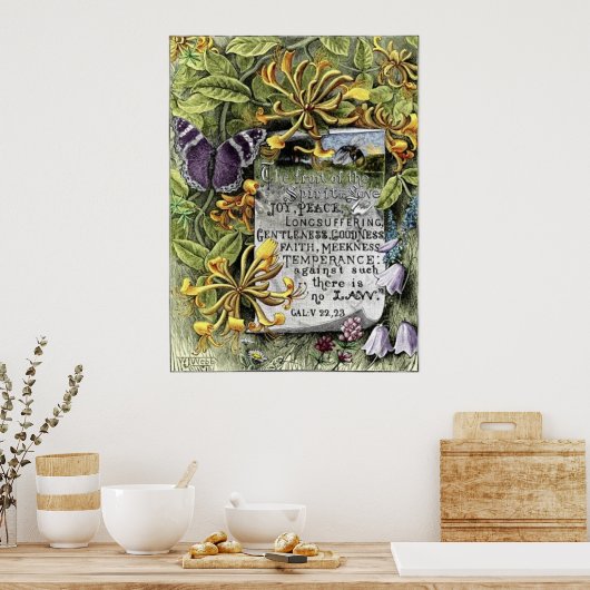 Die Frucht des Geistes Poster (Küche)