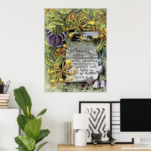 Die Frucht des Geistes Poster (Heimbüro)