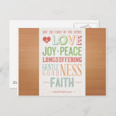 Die Frucht des Geistes Postkarte (Vorne/Hinten)