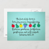 Die Frucht des Geistes... Postkarte (Vorne/Hinten)