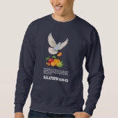 Die Frucht des Geistes Schrift - Bibel Sweatshirt (Vorderseite)