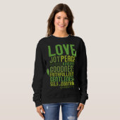 Die Frucht des Geistes spendet Christliche Bibel V Sweatshirt (Vorne ganz)
