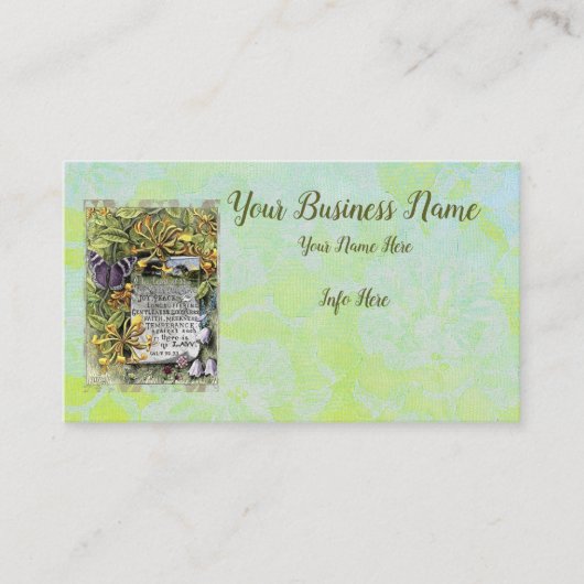 Die Frucht des Geistes Visitenkarte (Vorderseite)