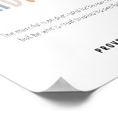 Die Frucht des Spirituosenplakats Poster (Ecke)