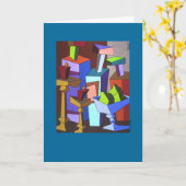 Die Frucht und die Rebe ll Gruß-Karte Karte (Gelbe Blume)