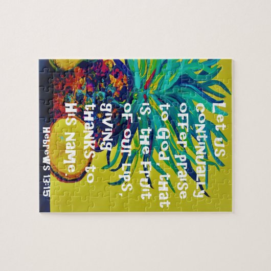 Die Frucht unserer Lippen Puzzle (Horizontal)