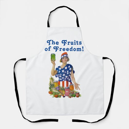 Die Früchte der Freiheit! (zentrum) Schürze (Vorderseite)