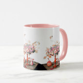 Die Früchte der SAISON, noch lebende Jasminen, Pfl Tasse (VorderseiteRechts)