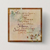 Die Früchte des Geistes Button (Vorderseite)