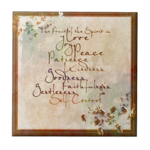 Die Früchte des Geistes Fliese