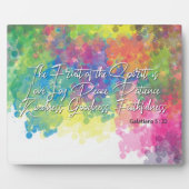 Die Früchte des Geistes - Galaten 5 Fotoplatte (Vorderseite)